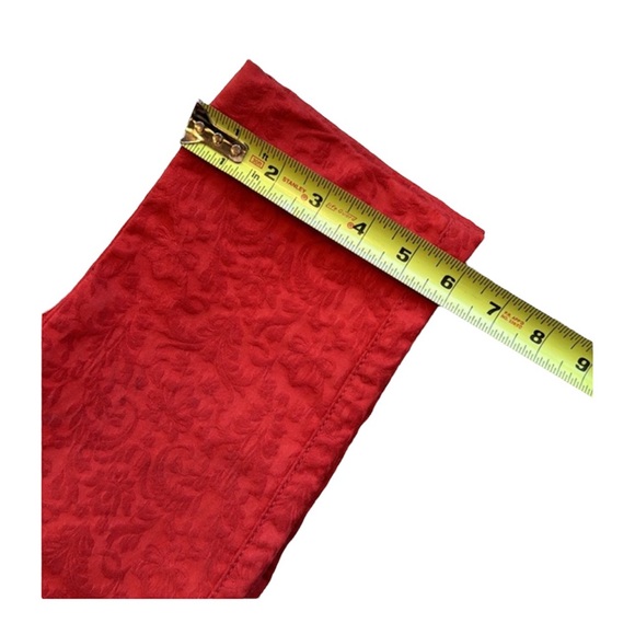 ESCADA jeans in shade of red with a design in fabric, 36EU - Picture 6 of 14